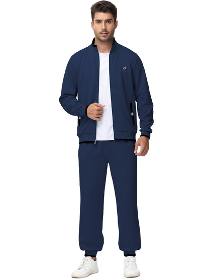 Men'S Tracksuits Sweatsuits for Men Set Track Suits 2 Piece Casual Athletic Jogging Warm up Full Zip Sweat Suits Darkgrey M