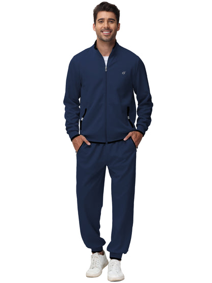 Men'S Tracksuits Sweatsuits for Men Set Track Suits 2 Piece Casual Athletic Jogging Warm up Full Zip Sweat Suits Darkgrey M